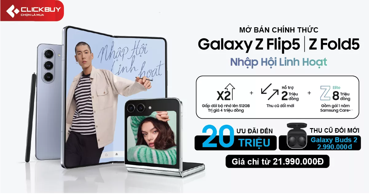 ĐẶT HÀNG NGAY GALAXY Z FOLD5 VÀ Z FLIP5